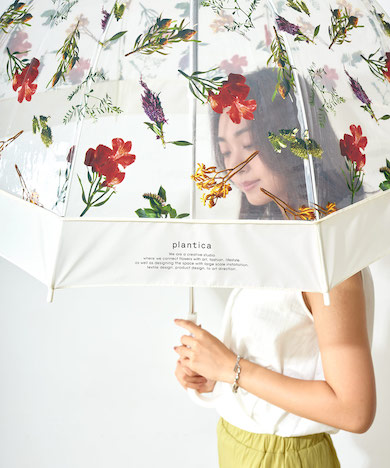 フラワーアンブレラプラスティック