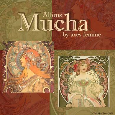 アルフォンス・ミュシャ アクシーズ・ファム