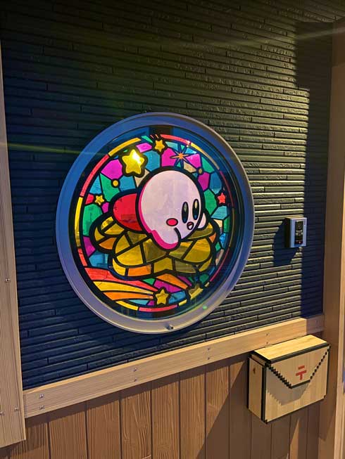 自作 カービィ ステンドグラス 丸窓