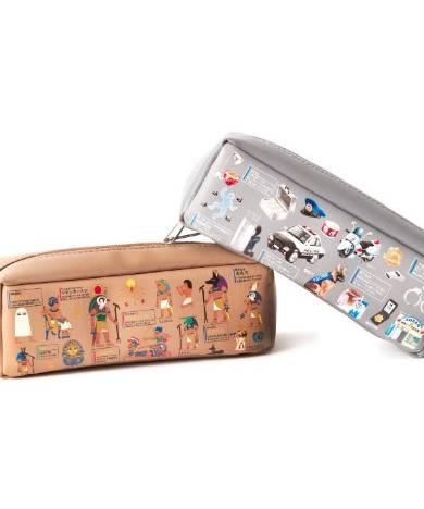 箱型ペンケース 各1800円