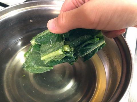 小松菜冷凍保存