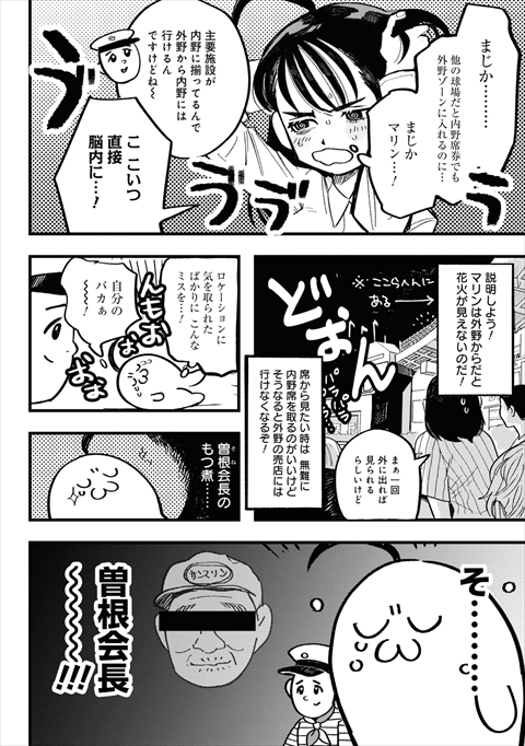 野球場でいただきます
