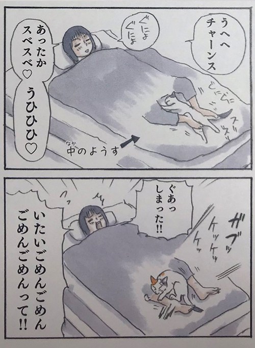 布団の中の攻防2