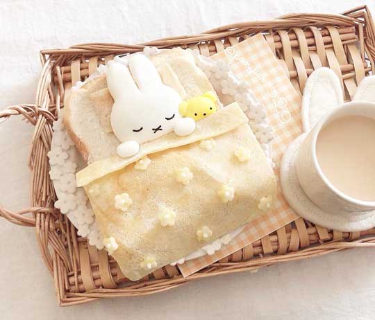 ミッフィー 桜餅 手作り お菓子 キャラ 弁当