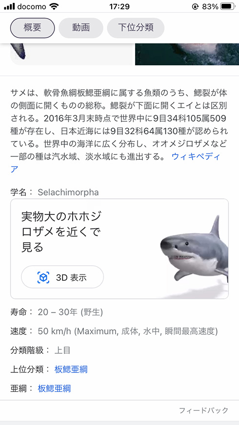 部屋の中にサメが……！　好きなときにいつでもサメを召喚できるGoogleアプリのAR機能が登場