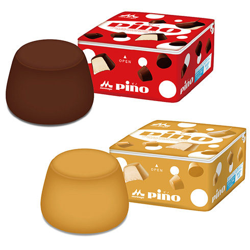 もちっとした触り心地の410倍サイズ「ピノクッション」がゲーム用景品に登場！　パッケージを再現したA4サイズの「ピノエコバッグ」も