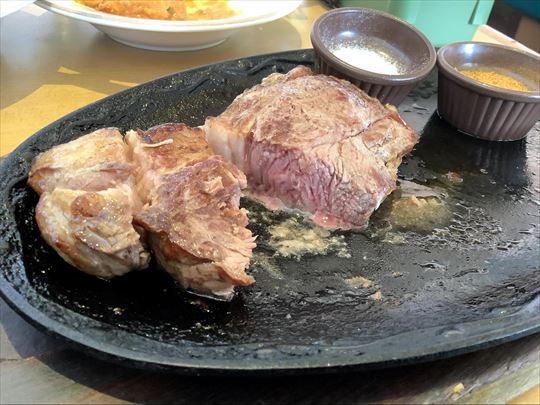 サイゼリヤ ラムのランプステーキ