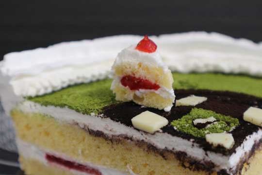 ショート ショートケーキ 手作り 野球 かわいい トンツカタン お抹茶