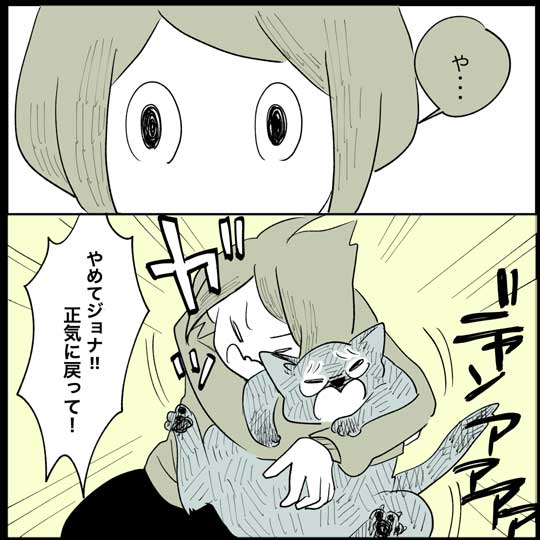 猫 日常 漫画 長谷川ろく ジョナ またたび 愛 狂気 執念