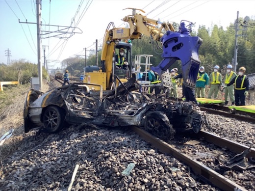 JR東日本 常磐線 衝突事故 脱線 炎上