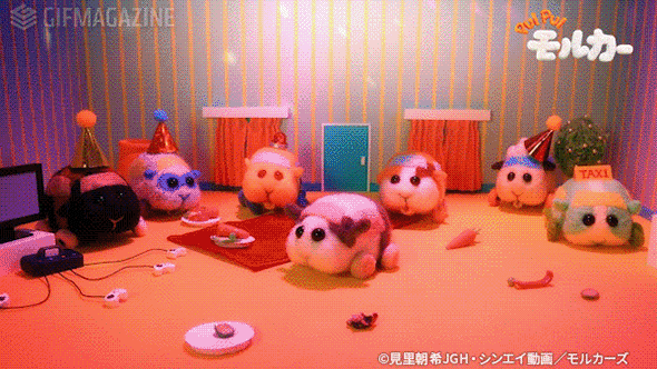 モルカー公式GIFスタンプ