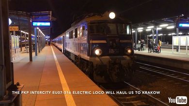 鉄道 海外 YouTube ポーランド ウクライナ 夜行列車