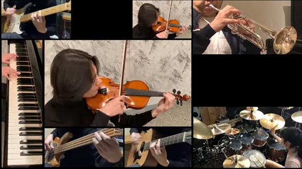 作曲者本人が「ユメヲカケル！」を演奏