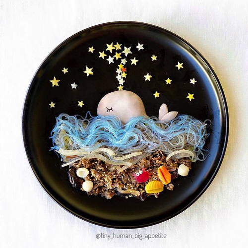 メルヘンチックなフードアート