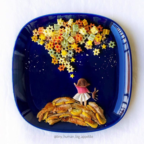 メルヘンチックなフードアート