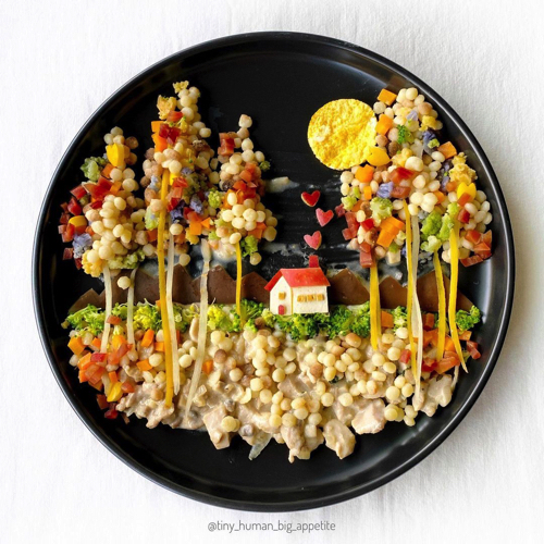 メルヘンチックなフードアート