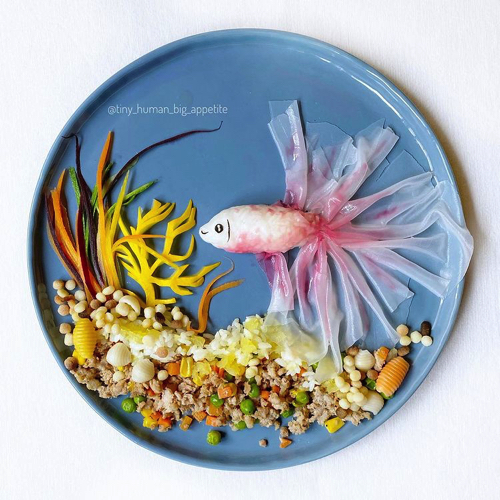 メルヘンチックなフードアート