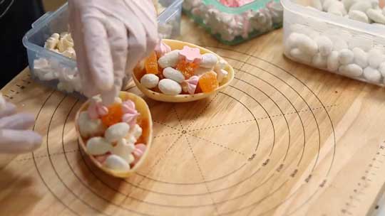 チョコレート 手作り イースターエッグ 巣 お菓子