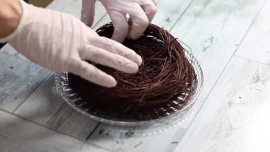 チョコレート 手作り イースターエッグ 巣 お菓子