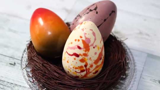 チョコレート 手作り イースターエッグ 巣 お菓子