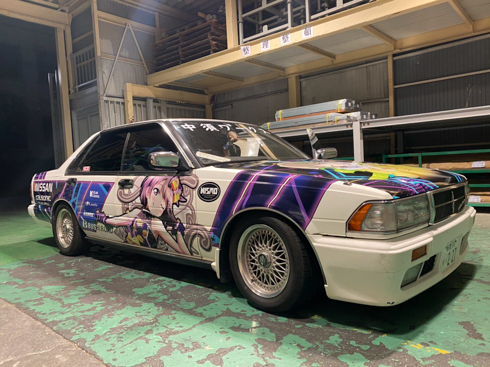 痛車 ニジガク 中須かすみ セドリック