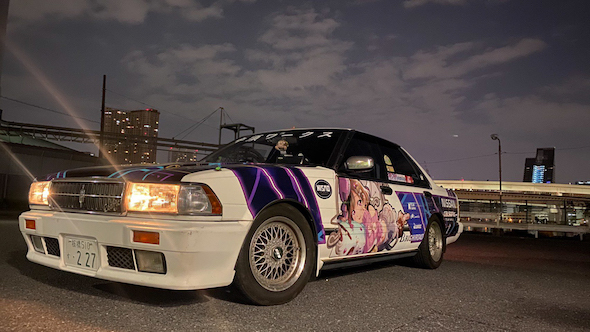 痛車 ニジガク 中須かすみ セドリック