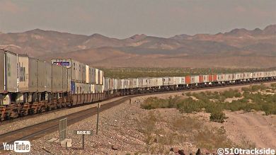 鉄道 海外 YouTube アメリカ 貨物列車 砂漠
