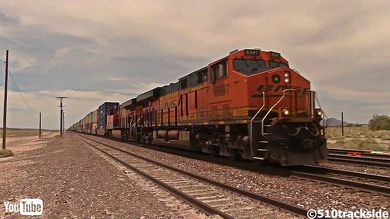 鉄道 海外 YouTube アメリカ 貨物列車 砂漠