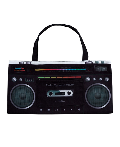 ラジカセトートとカセットポーチ