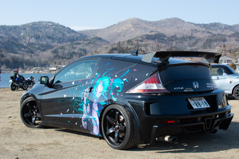痛車 初音ミク CR-Z