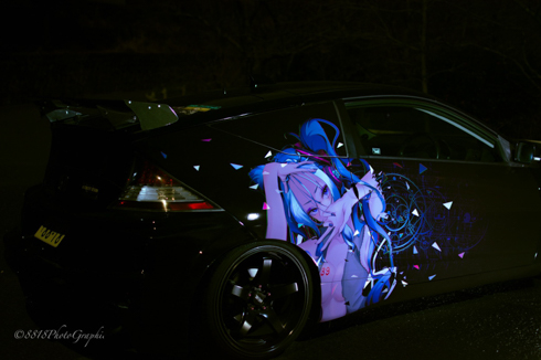 痛車 初音ミク CR-Z