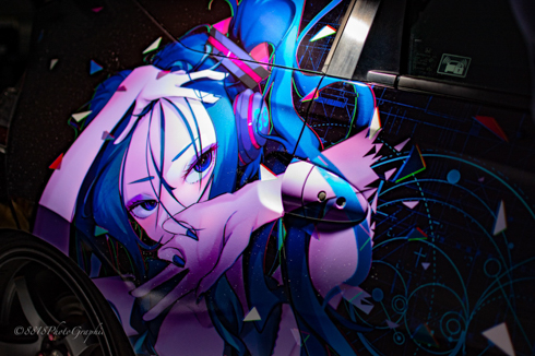 痛車 初音ミク CR-Z