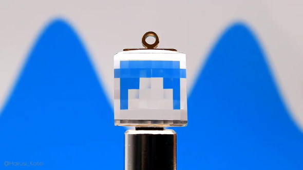 水晶 ピクセルミラー ドット絵