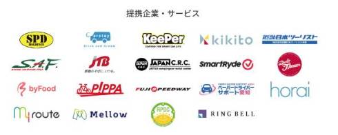 数多くの企業と提携