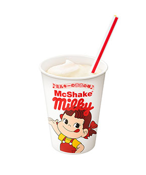 マックシェイク　ミルキーのままの味　カップ2