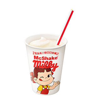 マックシェイク　ミルキーのままの味　カップ3