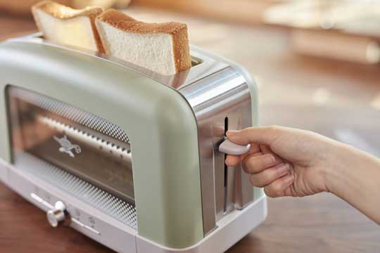 アラジン Aladdin グラファイト ポップアップトースター ガラス窓