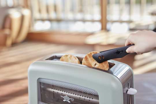 アラジン Aladdin グラファイト ポップアップトースター ガラス窓