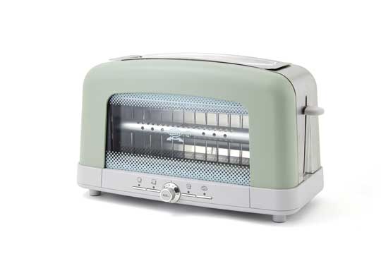 アラジン Aladdin グラファイト ポップアップトースター ガラス窓