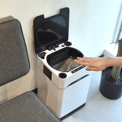 サンコー センサー式 ゴミ箱 掃除機 吸っちゃうダストボックス 