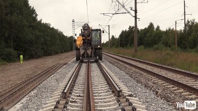 鉄道 海外 YouTube エストニア 保線 レール 交換