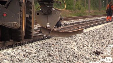 鉄道 海外 YouTube エストニア 保線 レール 交換