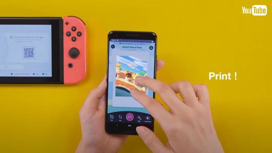 Nintendo Switch スクショ スマホプリンター instax mini Link チェキ プリント アプリ