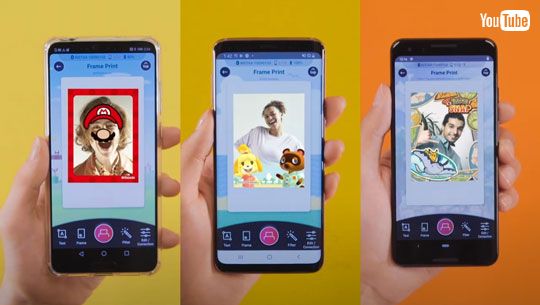 Nintendo Switch スクショ スマホプリンター instax mini Link チェキ プリント アプリ