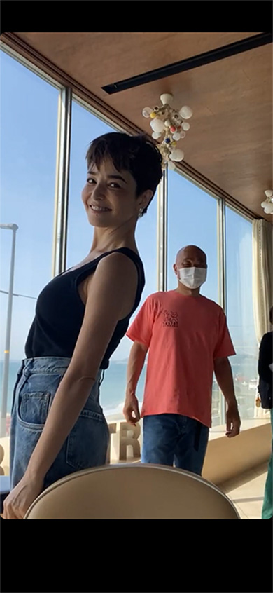 梨花 ベリーショート 断髪式