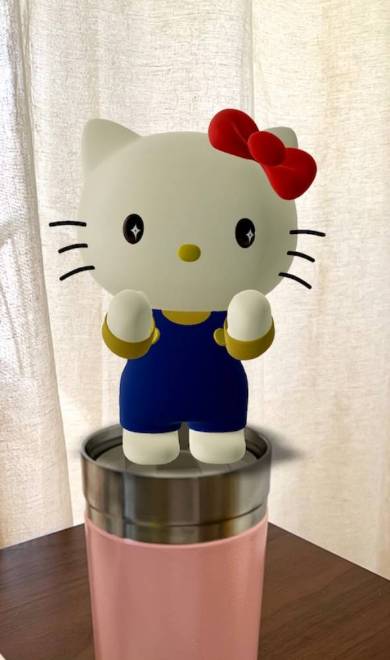 サンリオ×GoogleのAR表示撮影イメージ5