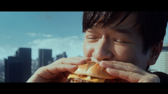 マクドナルド サムライマック 炙り醤油風 トリプル肉厚ビーフ 堺雅人