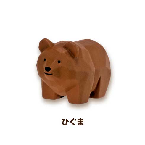 川崎誠二 木彫り 動物 カプセルトイ フィギュア Qualia