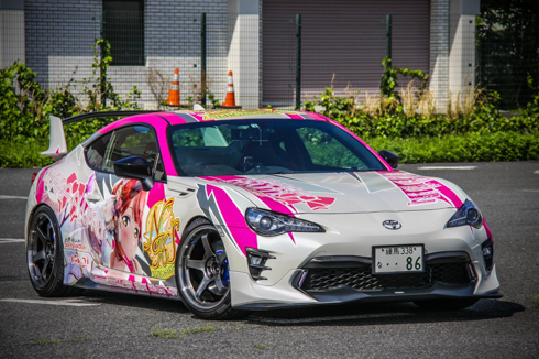 痛車 ニジガク 上原歩夢 トヨタ86