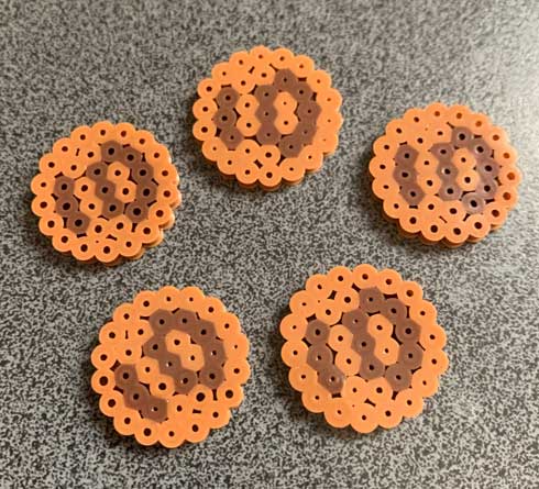 公衆電話 アイロンビーズ 自作 棚 引き出し 原寸大